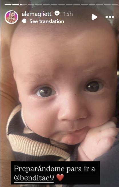 El bebé de Ale Maglietti, Manuel | Fuente: Instagram/alemaglietti