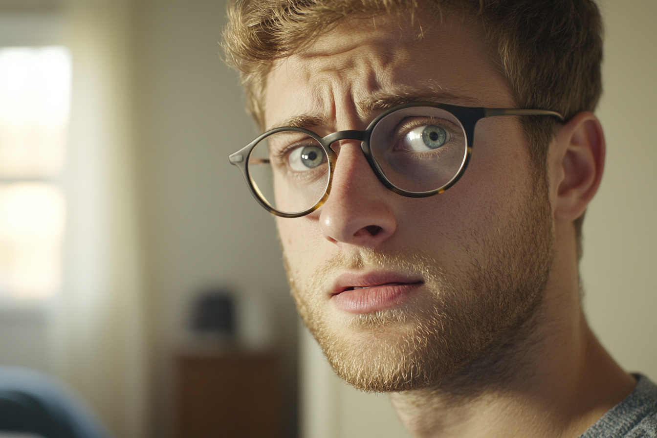 Un hombre preocupado | Fuente: Midjourney