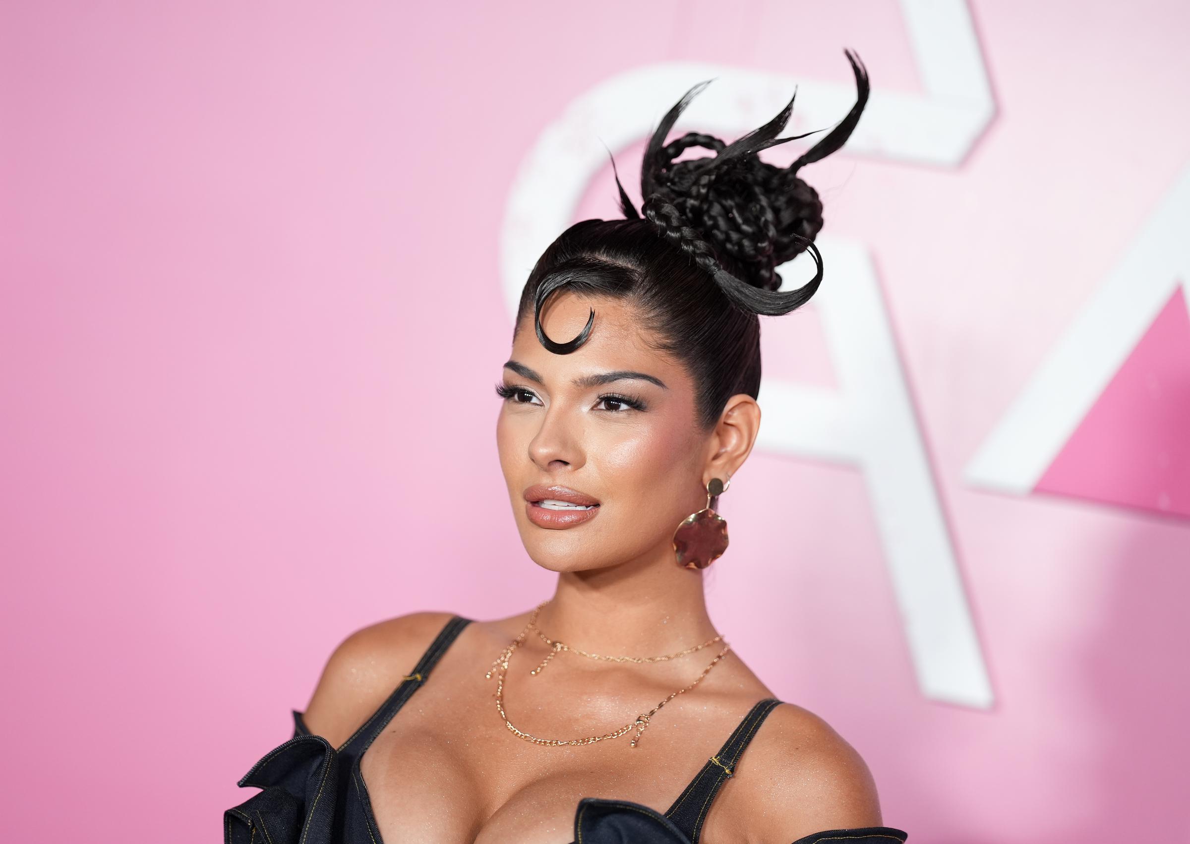 Sheynnis Palacios en el estreno de la tercera temporada de "Squid Game" en Nueva York, celebrado en el Hotel Plaza el 18 de junio de 2025. | Fuente: Getty Images