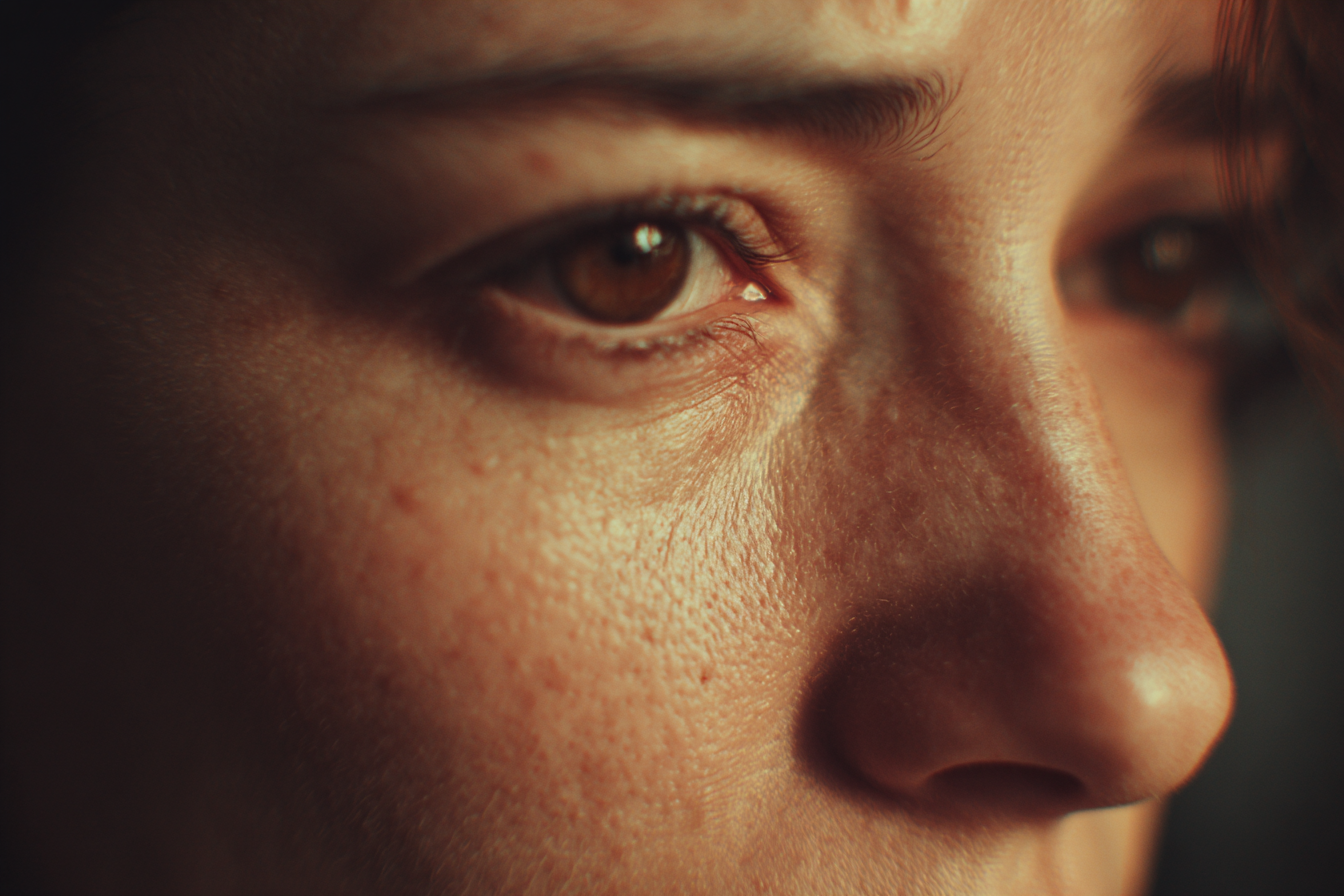 Primer plano de los ojos de una mujer | Fuente: Midjourney