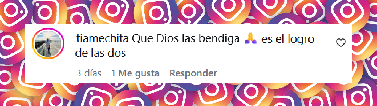 Comentario de una usuaria sobre la graduación de Oriana Lander, hija de Gaby Espino y Cristóbal Lander | Fuente: Instagram/gabyespino
