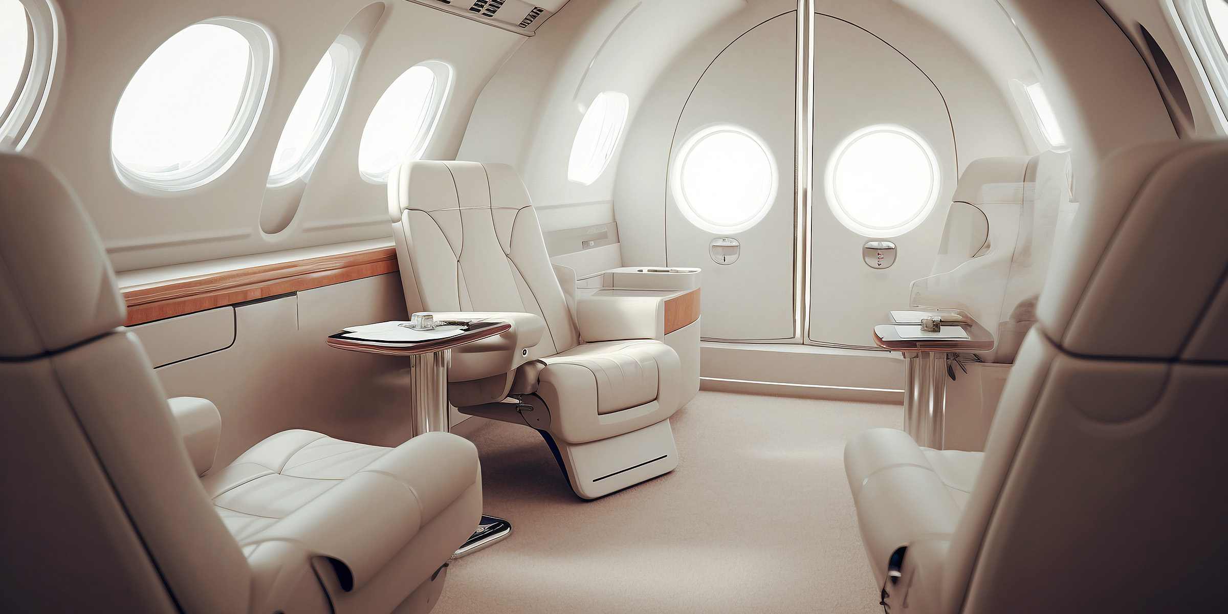 Interior de un avión | Fuente: Freepik