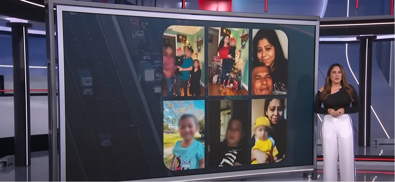 Corresponsal de "Noticias Telemundo" Marlene Guzmán hablando del accidente que se cobró la vida de ocho mienbros de una familia | Fuente: YouTube/Noticias Telemundo