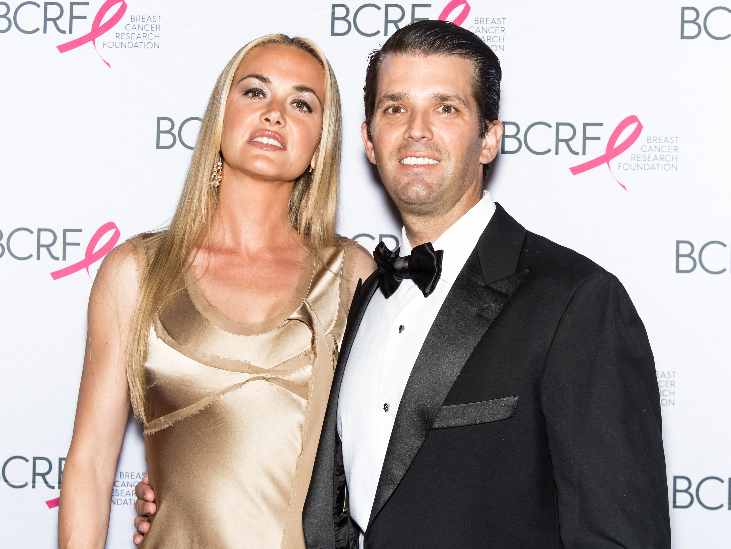 Vanessa y Donald Trump Jr. en la Fiesta de la Alfombra Rosa 2015 de la Fundación para la Investigación del Cáncer de Mama, el 30 de abril en Nueva York. | Fuente: Getty Images