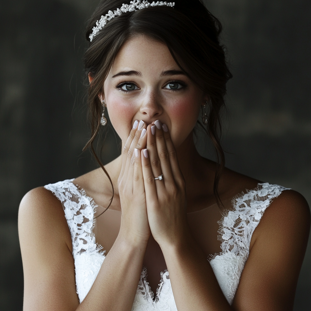 Una novia emocionada | Fuente: Midjourney