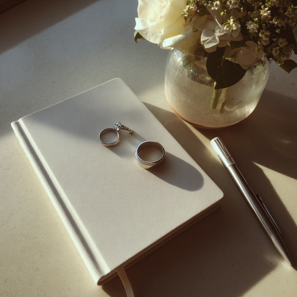 Un cuaderno con anillos | Fuente: Midjourney