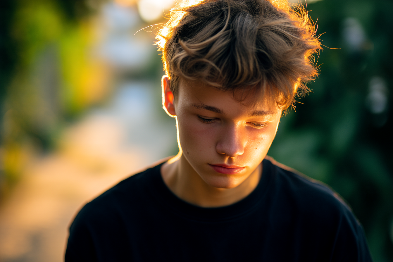 Un niño disgustado | Fuente: Midjourney