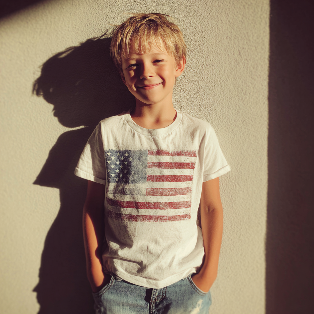 Un niño sonriente | Fuente: Midjourney