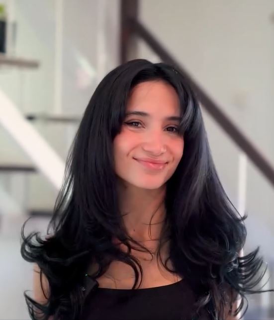 El resultado del cambio de color de Melody Luz | Fuente: Instagram/melodyluz