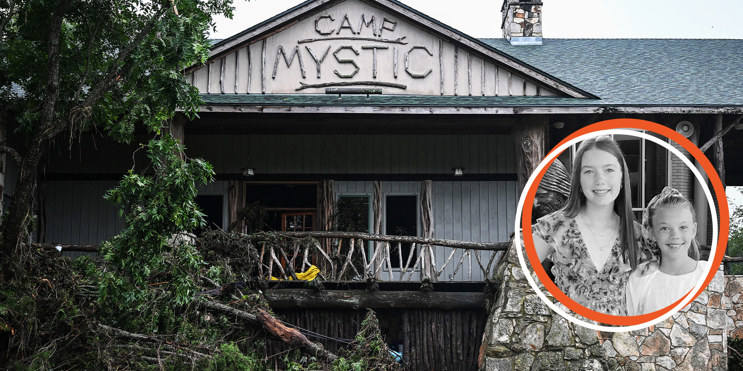 Cabaña del campamento "Mystic" | Blair y Brooke Harber | Fuente: Getty Images | X/BreannaMorello