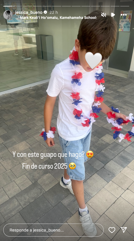 Jessica Bueno con su hijo Jota Jr. | Fuente: Instagram Stories/jessica_bueno