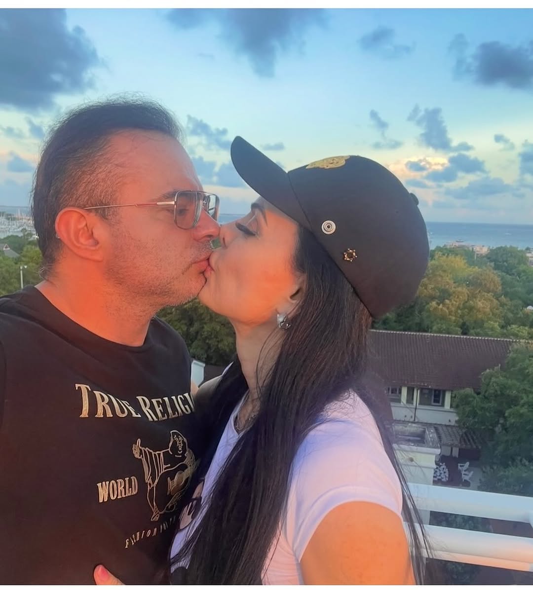 Maribel Guardia y Marco Chacón. | Foto: instagram.com/maribelguardia