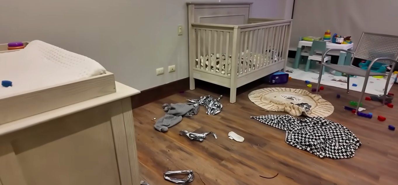 La casa tras el robo. | Foto: YouTube/Alfredo Valenzuela