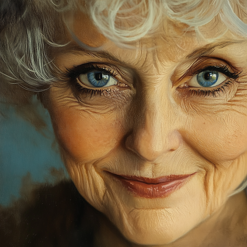 Una mujer sonriente | Fuente: Midjourney