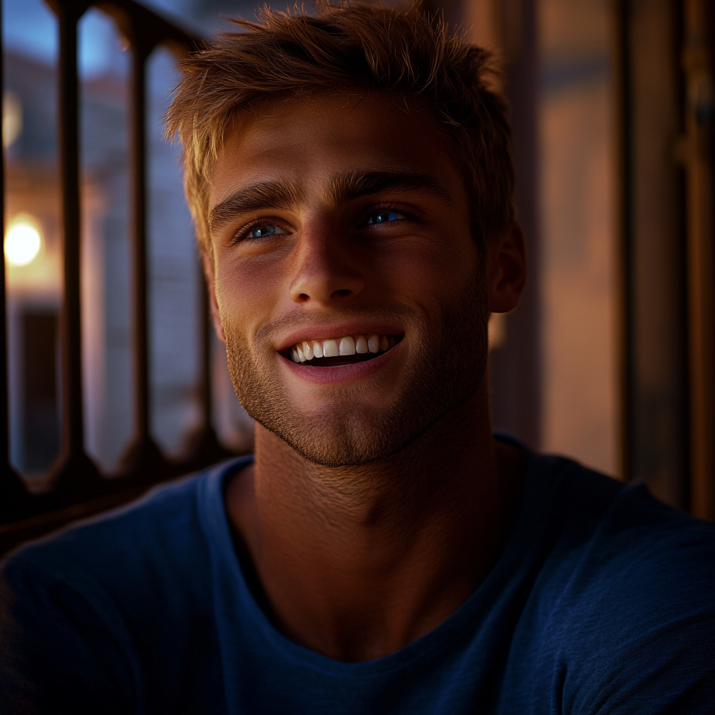 Un joven encantado | Fuente: Midjourney