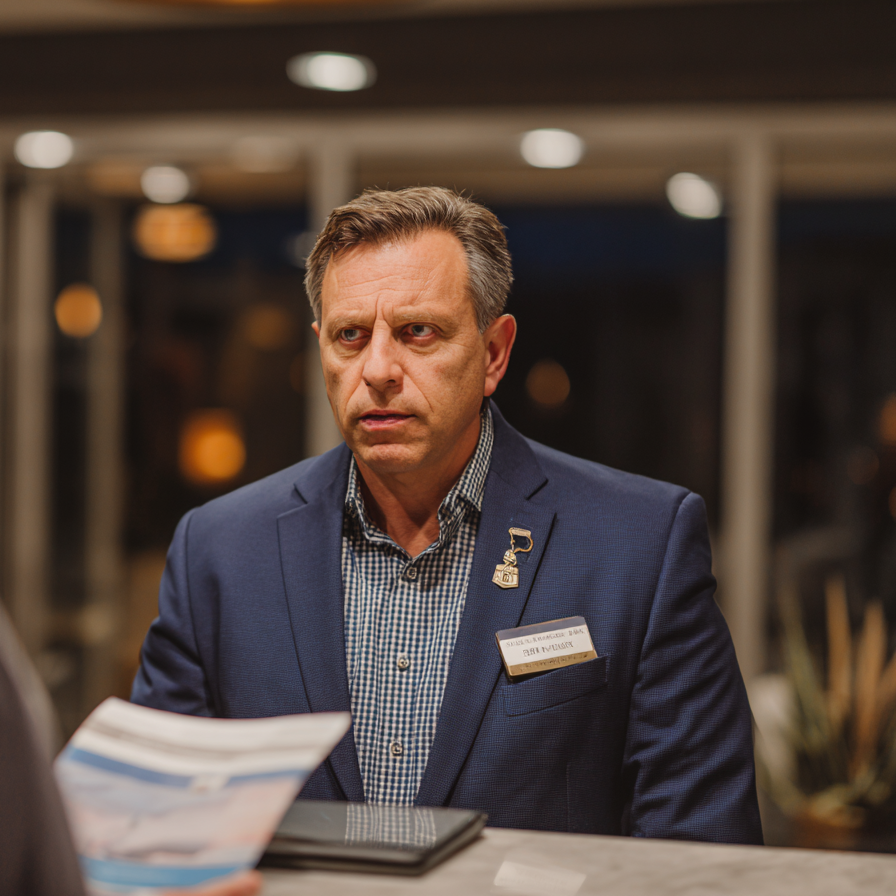 El director de un hotel | Fuente: Midjourney