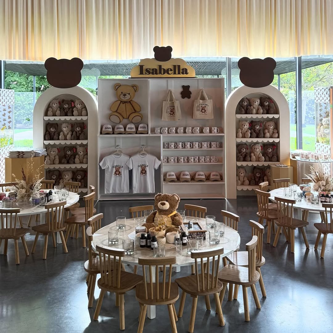 La temática del cumpleaños de Isabella, la hija de Wanda Nara, fue de ositos de peluche | Fuente: Instagram/wanda_nara