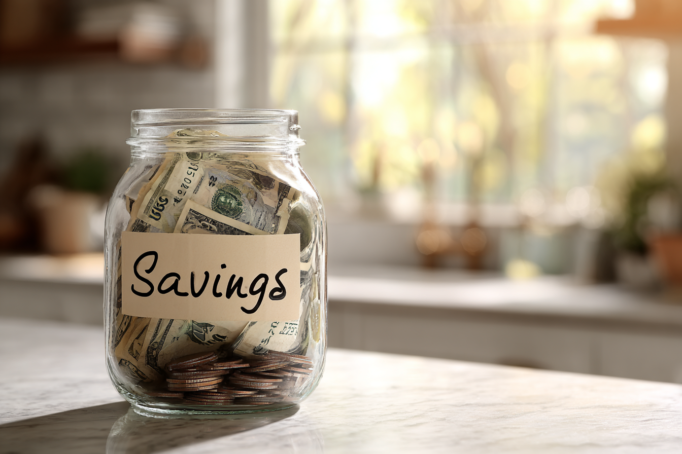 Un tarro de ahorros | Fuente: Midjourney