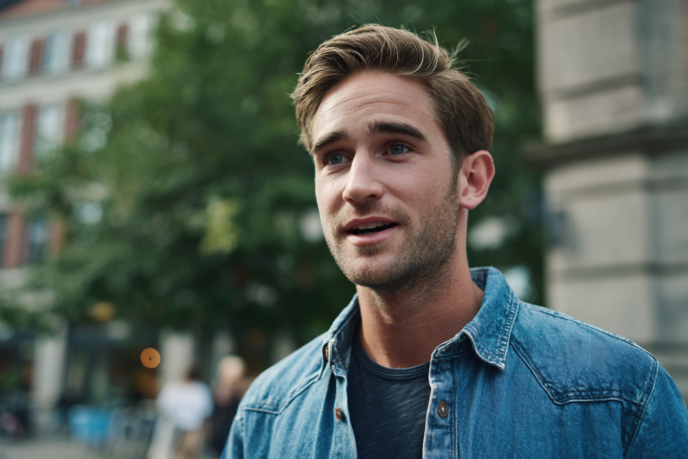 Un joven | Fuente: Midjourney