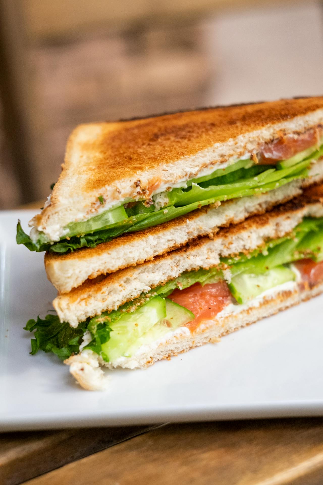 Un bocadillo de pepino | Fuente: Pexels