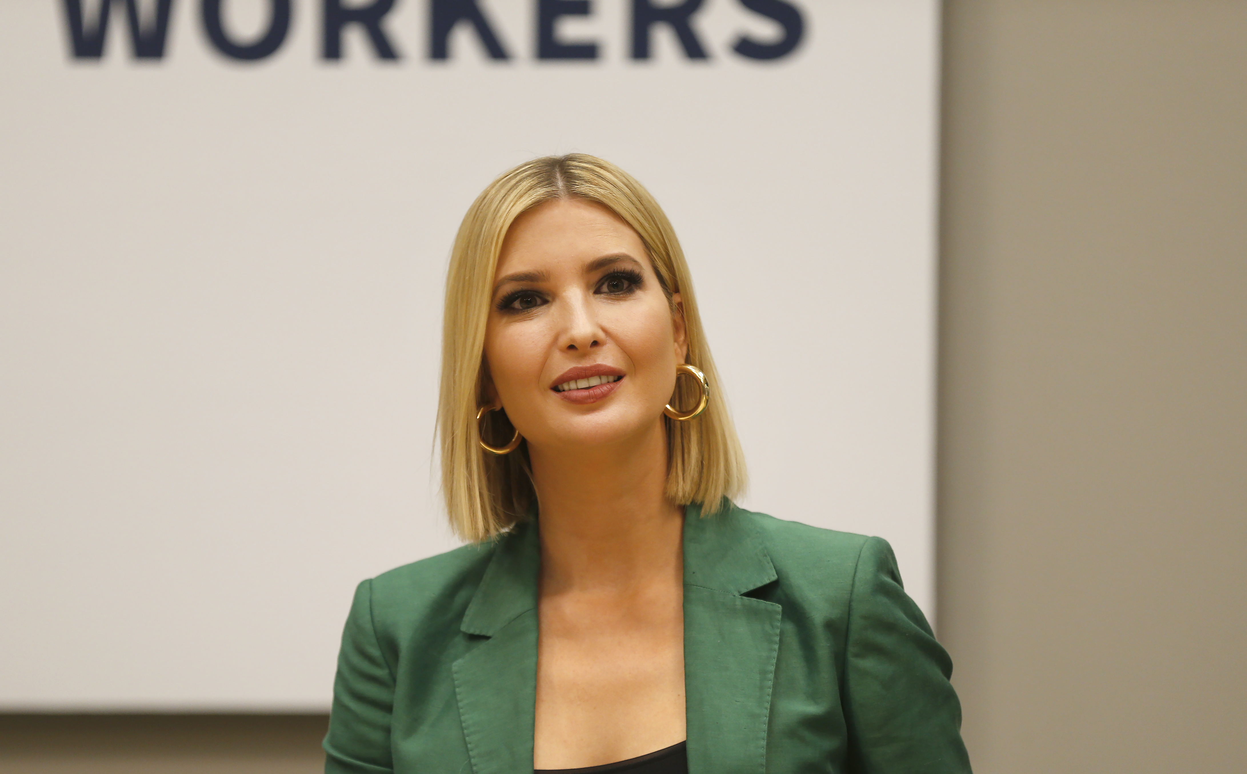 Ivanka Trump habla durante una mesa redonda el 3 de octubre de 2019, en Dallas, Texas. | Fuente: Getty Images