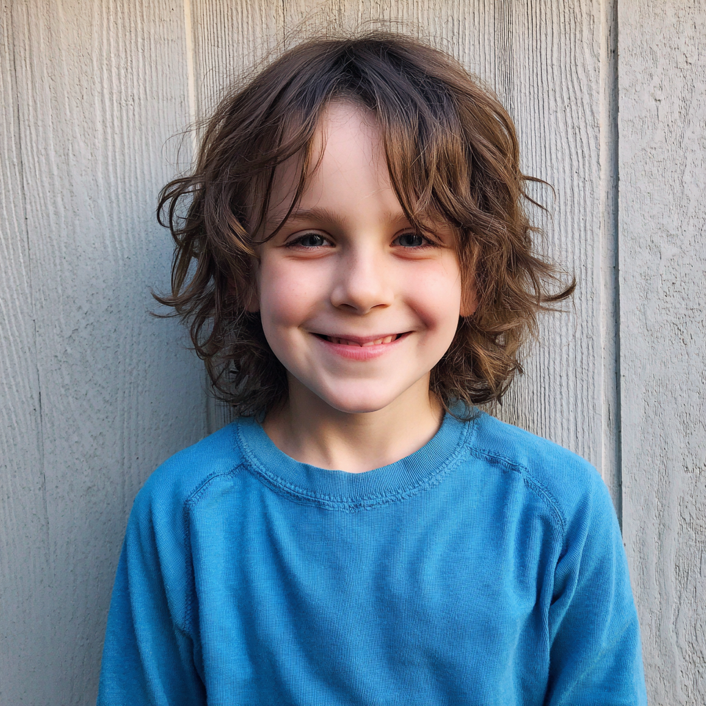 Un niño sonriente | Fuente: Midjourney