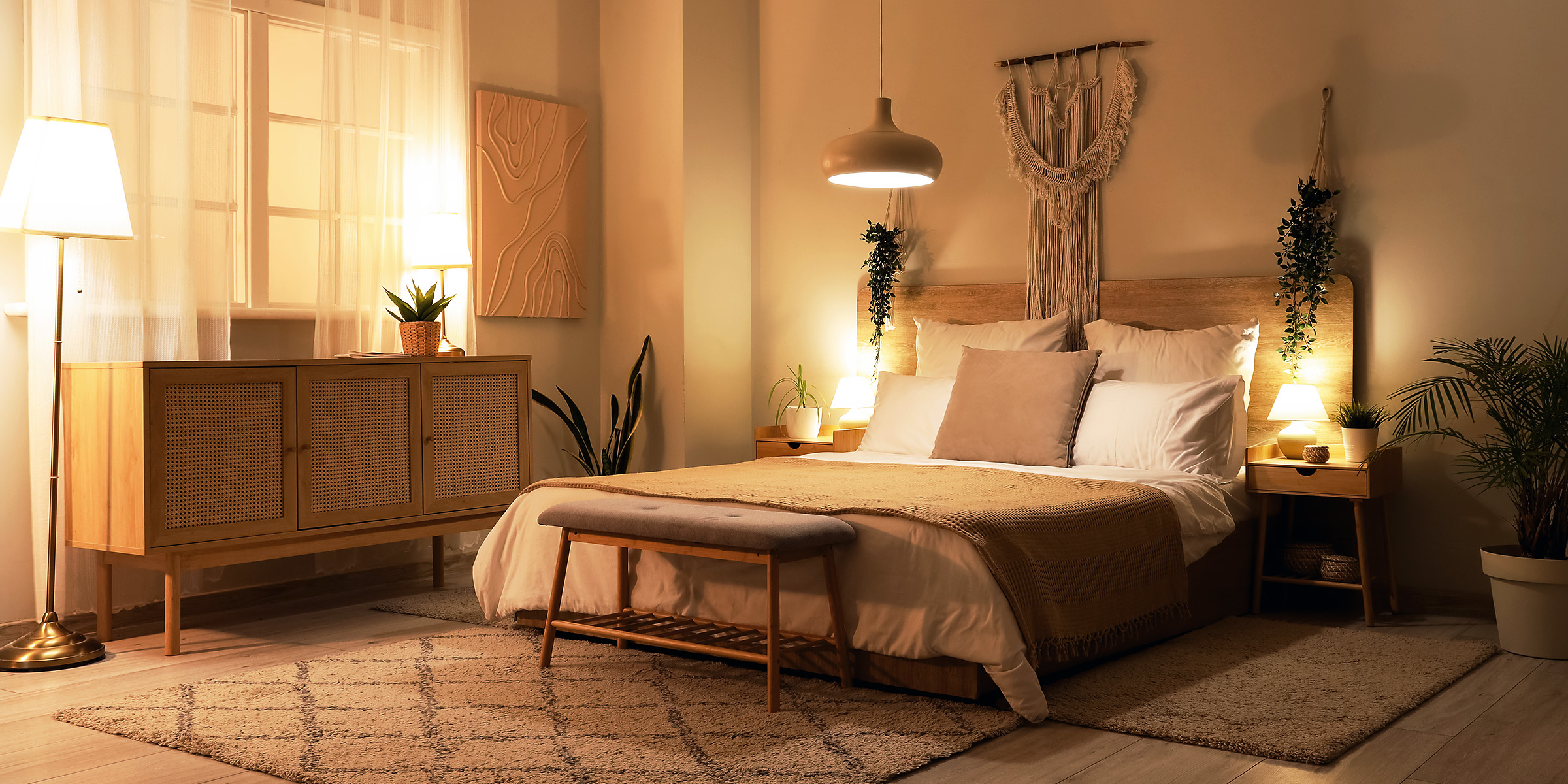 Un dormitorio elegante | Fuente: Shutterstock