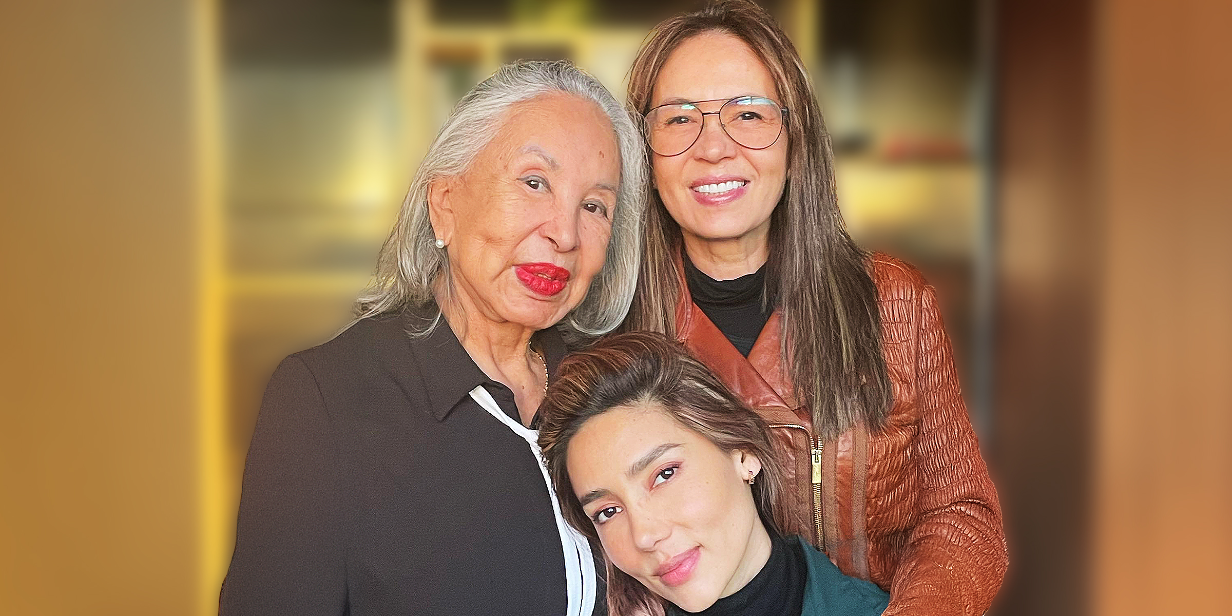 Yolanda Andrade junto a su madre y hermana | Fuente: Instagram.com/marilemx