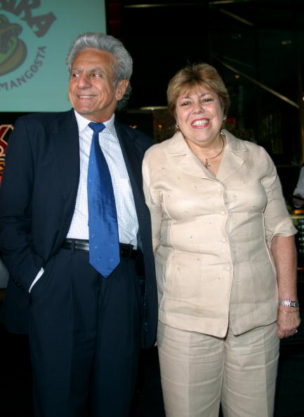 Los padres de Shakira, William Mebarak y Nidia Ripoll, en el Rainbow Room de la ciudad de Nueva York, Nueva York | Fuente: Getty Images