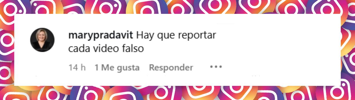 Comentario de una internauta | Fuente: Instagram/programahoy