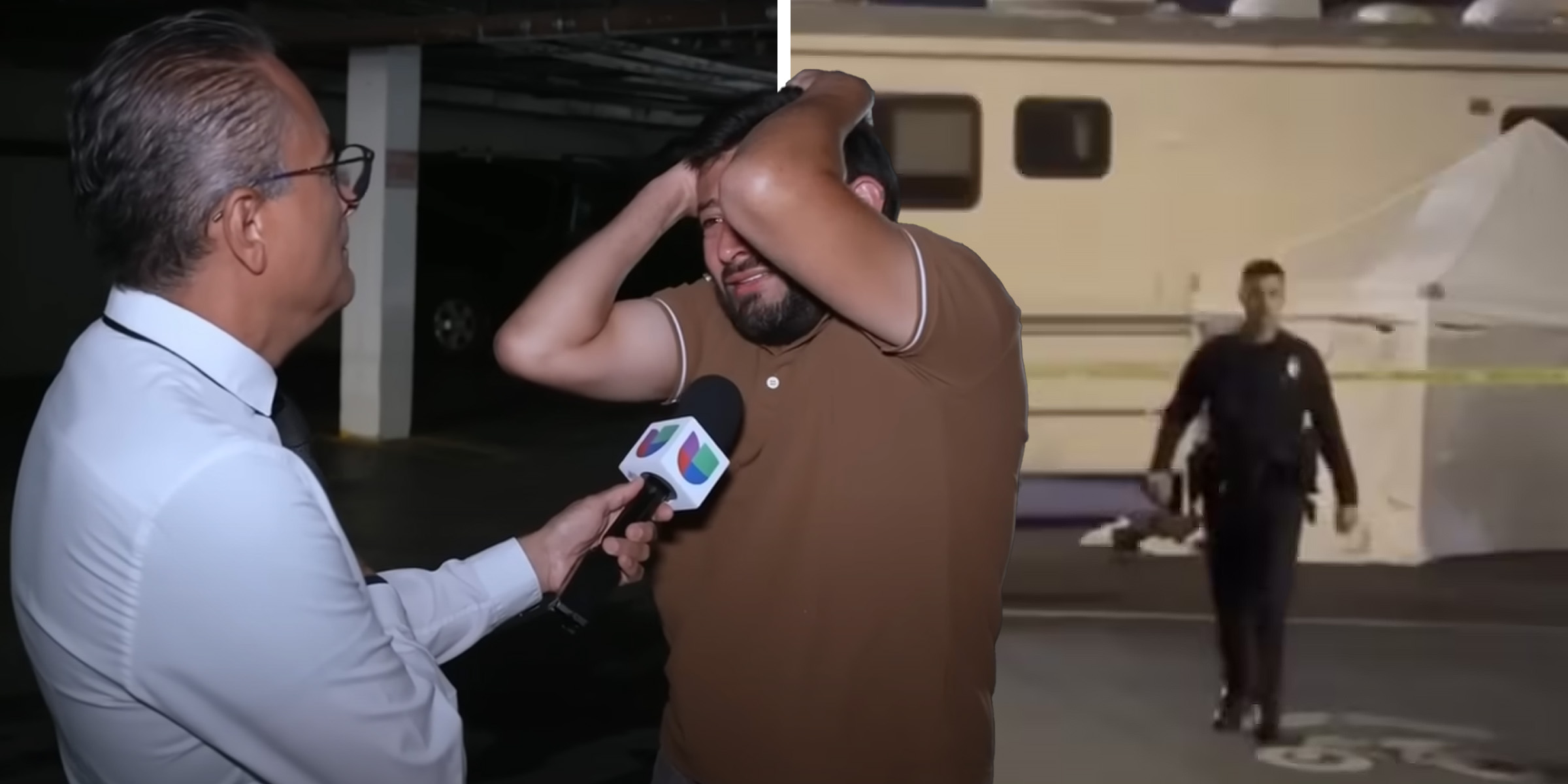 Padre de niño arrollado sufre su pérdida. Fuente: Youtube.com/Primer Impacto