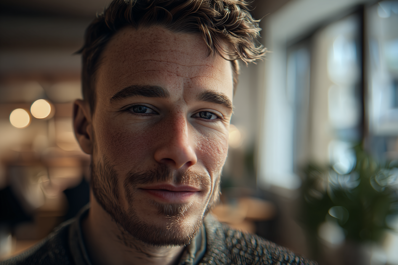 Un hombre en su casa | Fuente: Midjourney