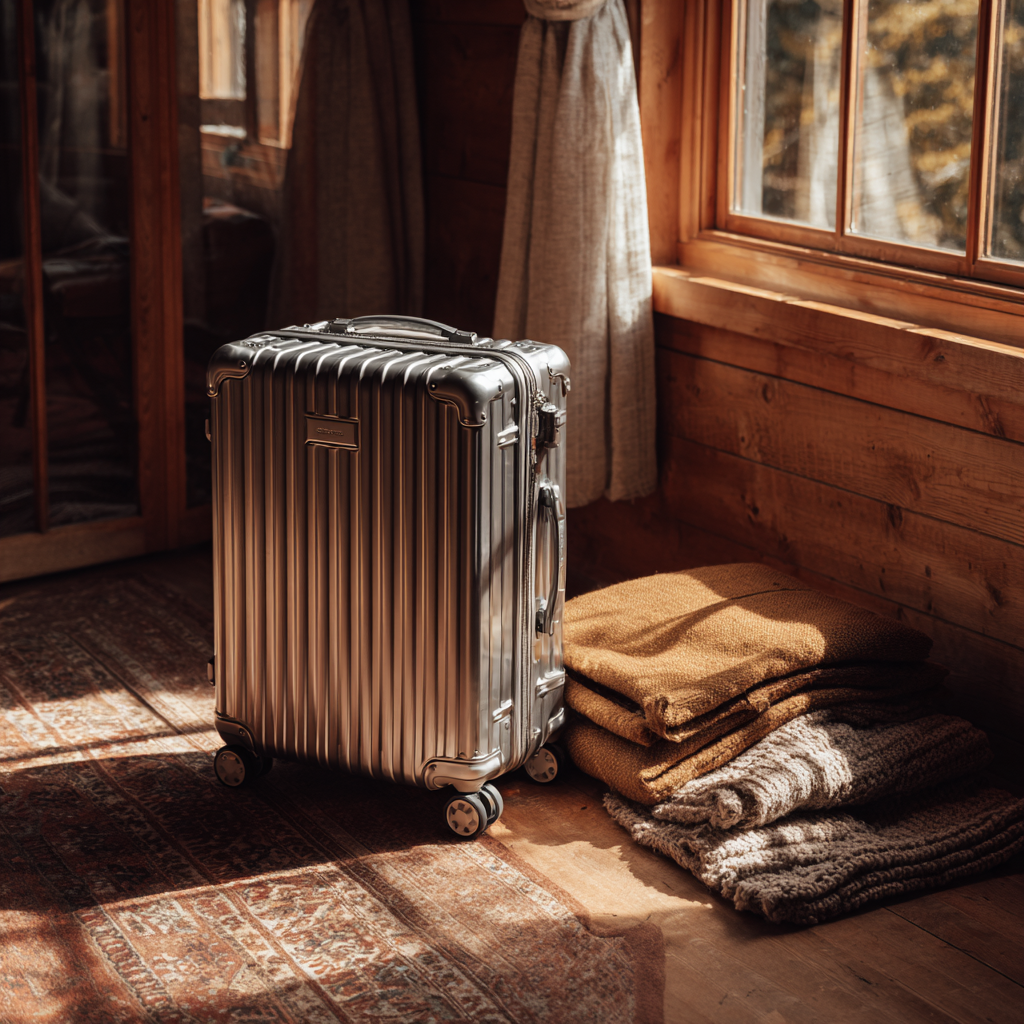 Una maleta en un rincón de la habitación | Fuente: Midjourney