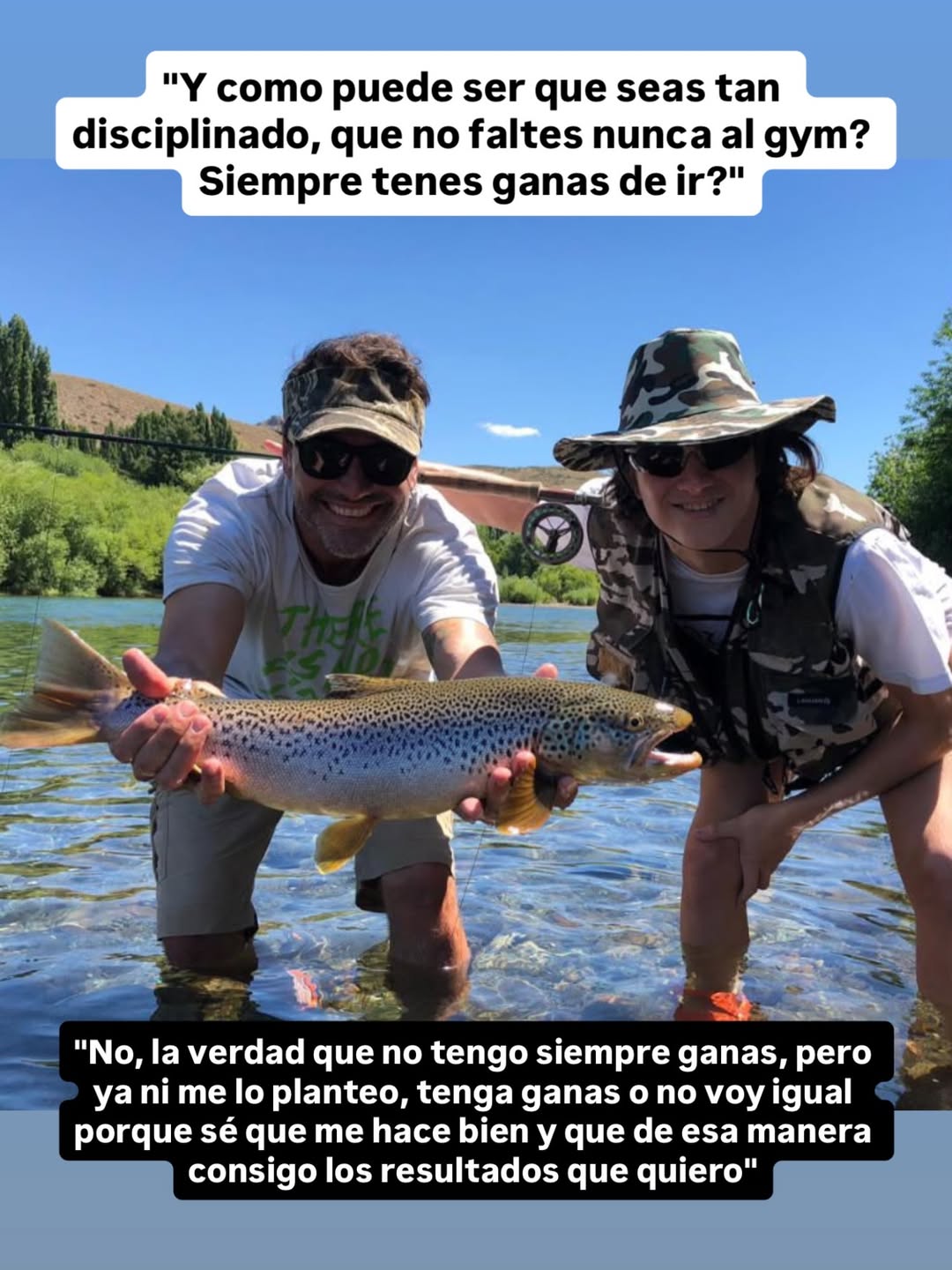 Luka Drago de adolescente junto a su papá, Hernán Drago, compartiendo juntos en un día de pesca | Fuente: Instagram/lukaadrago