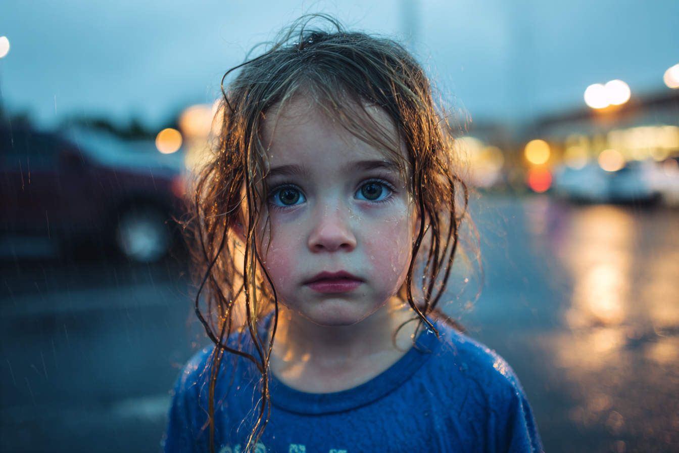 Una niña | Fuente: Midjourney