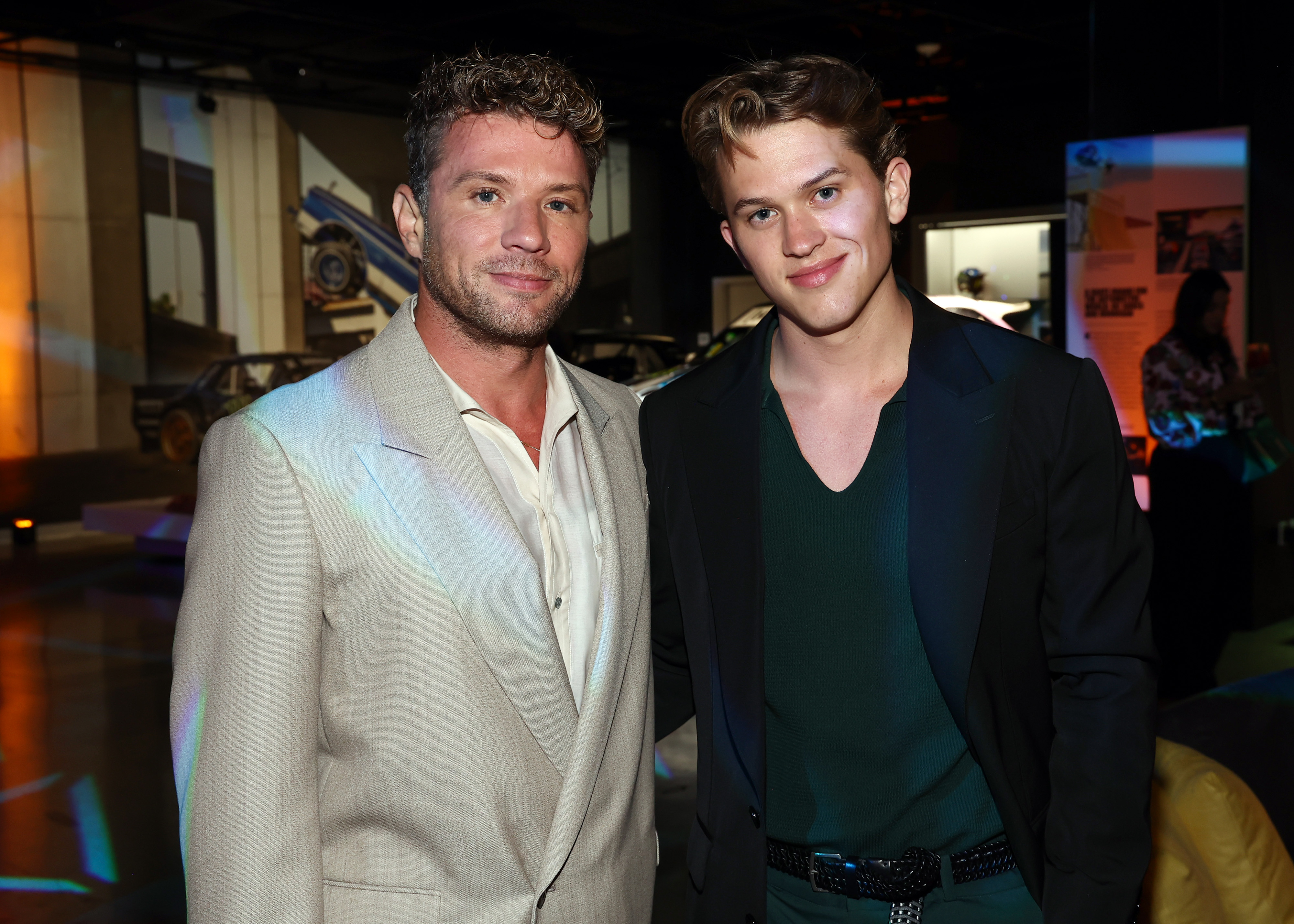 Ryan y Deacon Phillippe. | Fuente: Getty Images