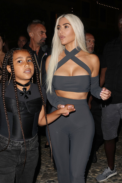 North West y Kim Kardashian fueron vistas en Portofino el 20 de mayo de 2022 en Portofino, Italia | Fuente: Getty Images