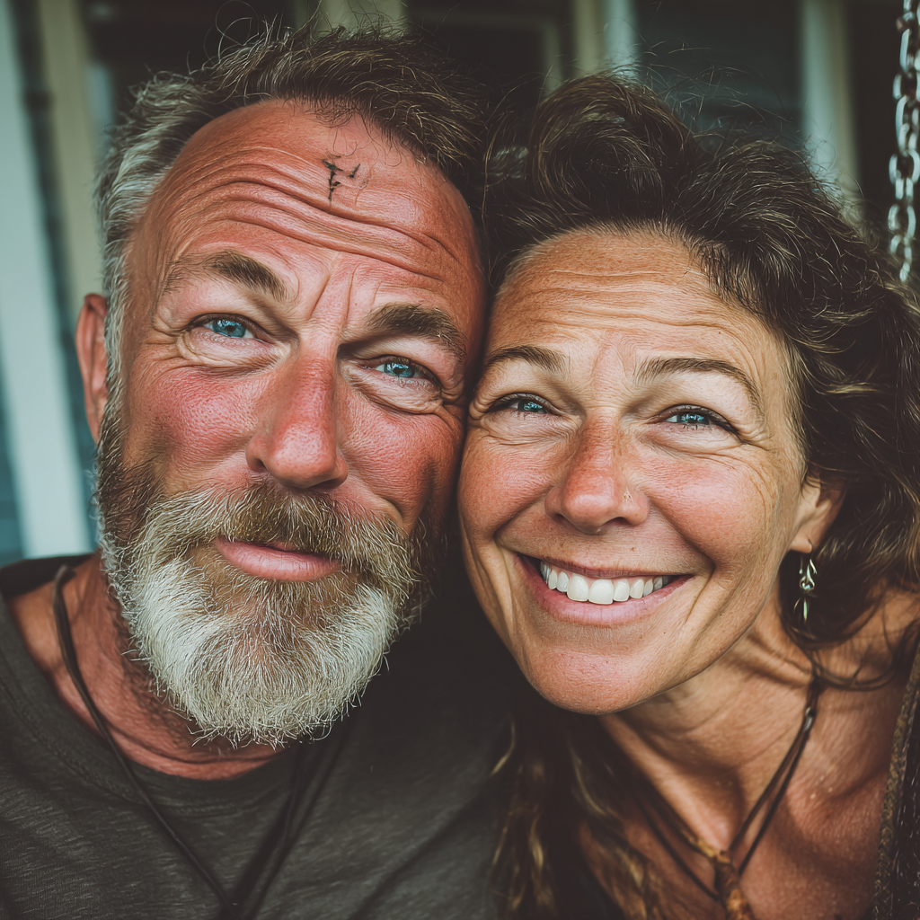 Una pareja feliz | Fuente: Midjourney