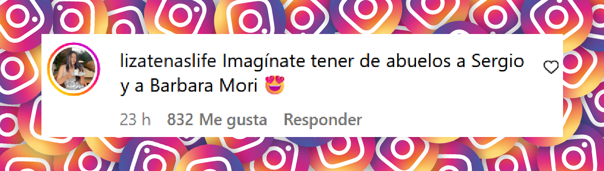 Comentario de una usuaria en el video de la entrevista de Sergio Mayer sobre su nieta | Fuente: Instagram/detodochisme_