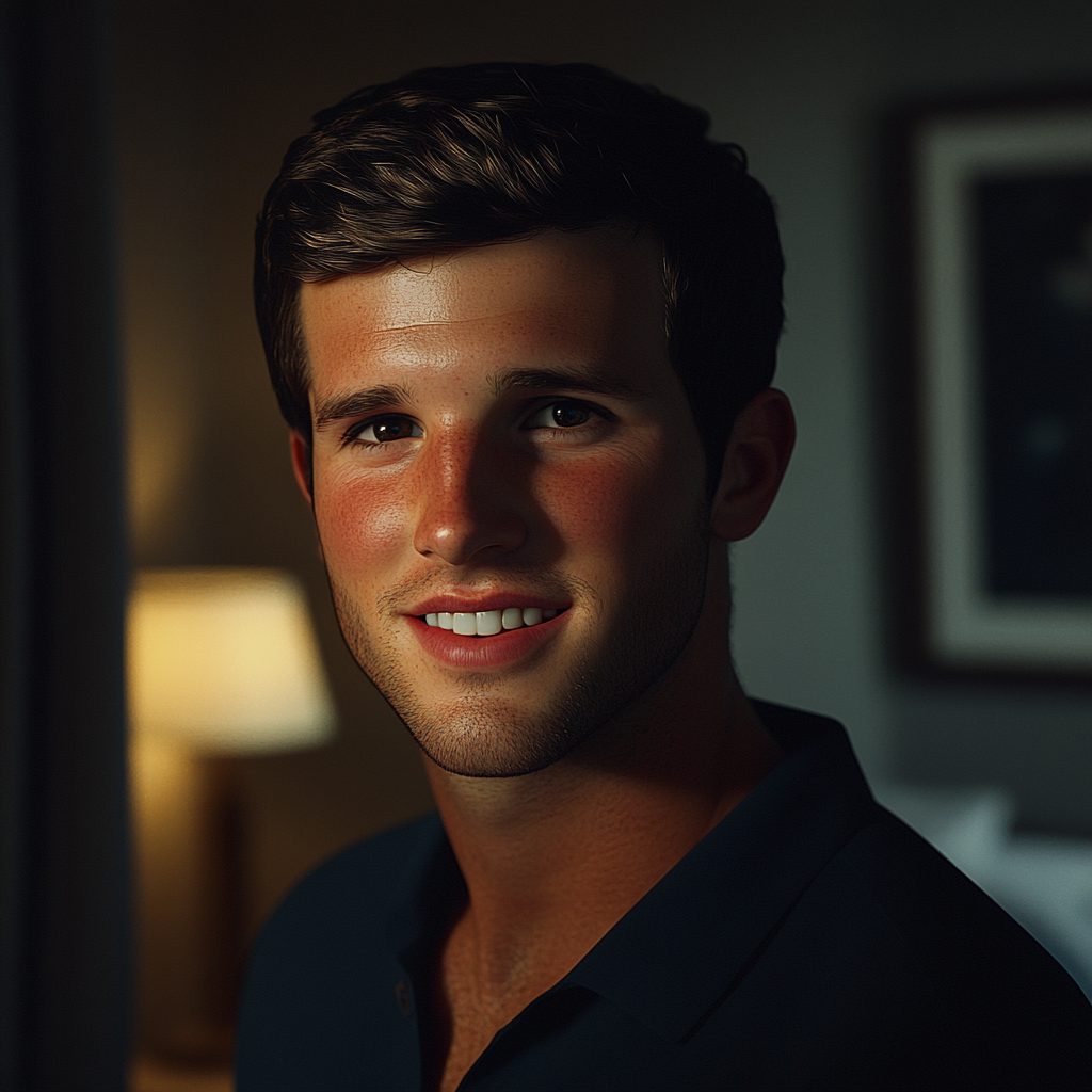 Un joven sonriendo | Fuente: Midjourney