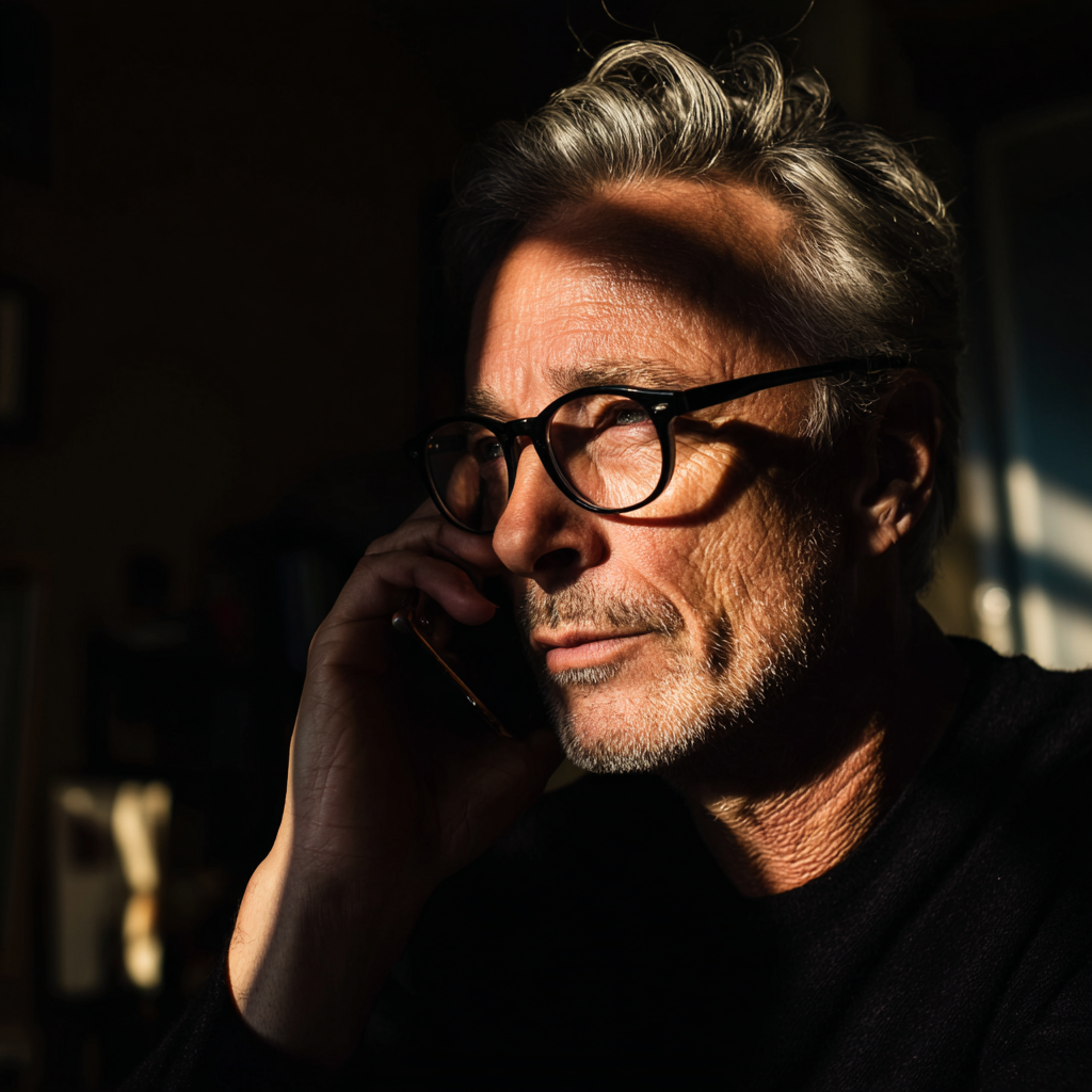 Un hombre mayor con gafas | Fuente: Midjourney
