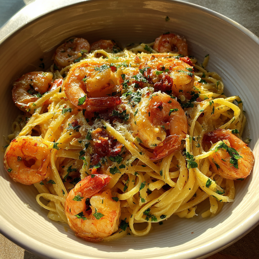 Un plato de pasta | Fuente: Midjourney