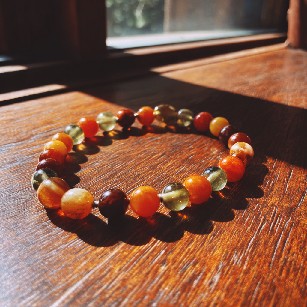 Una pulsera casera | Fuente: Midjourney