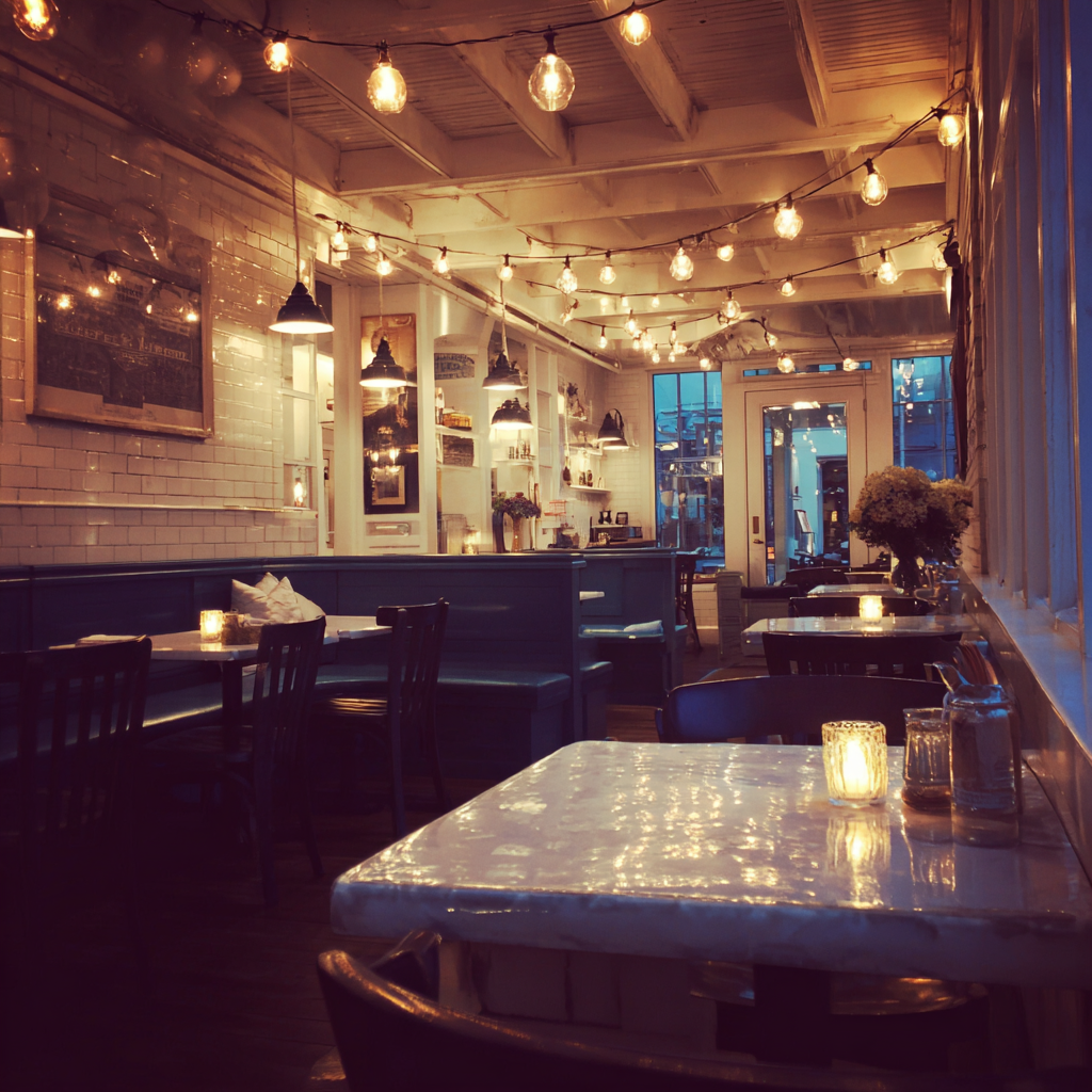 El interior de un restaurante | Fuente: Midjourney