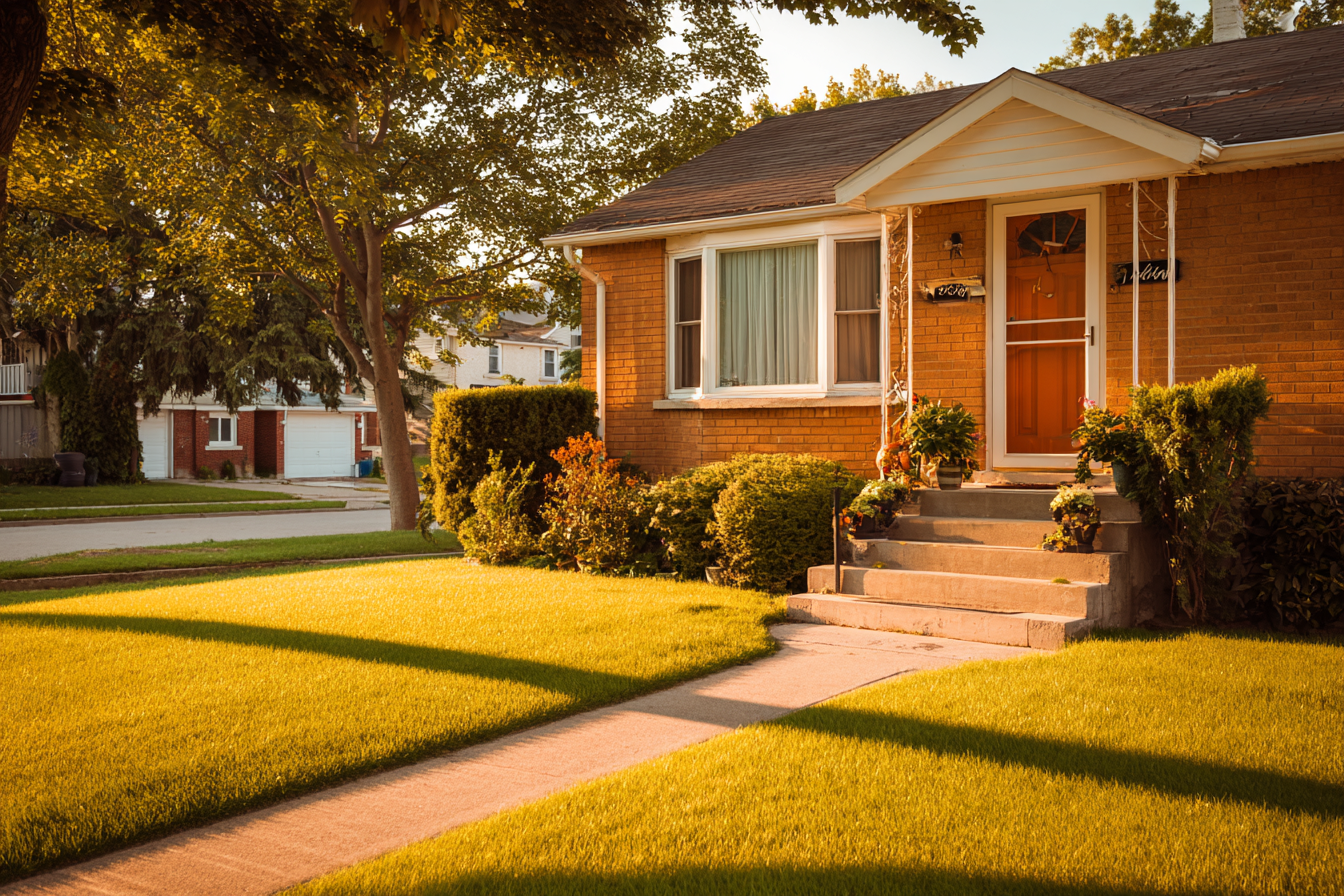 Una casa | Fuente: Midjourney