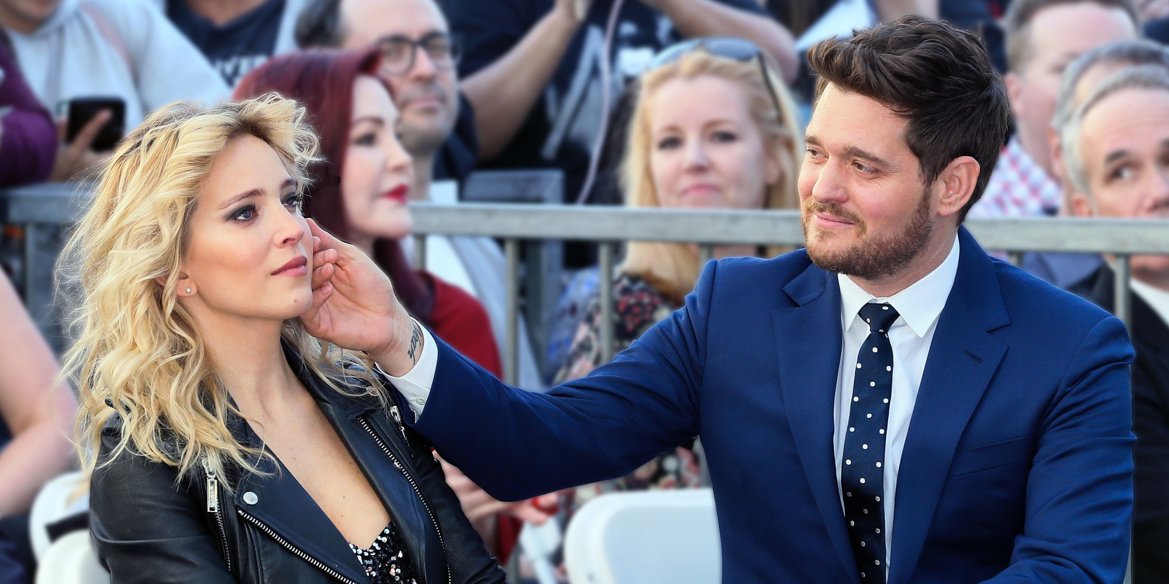 Luisana Lopilato junto a Michael Bublé | Fuente: Getty Images