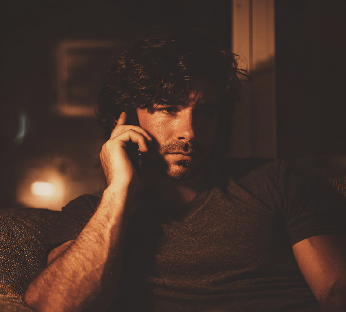 Un hombre hablando por teléfono | Fuente: Midjourney