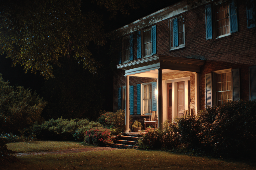 Una casa en el vecindario | Fuente: Midjourney