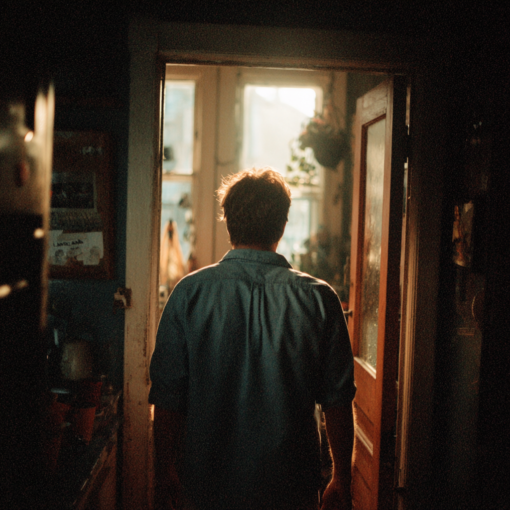 Un hombre que se va | Fuente: Midjourney