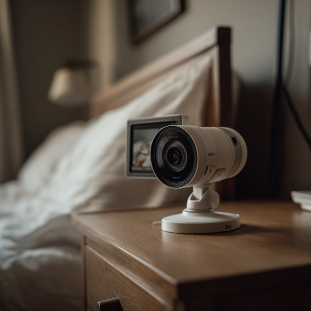 Un monitor de bebés moderno | Fuente: Midjourney